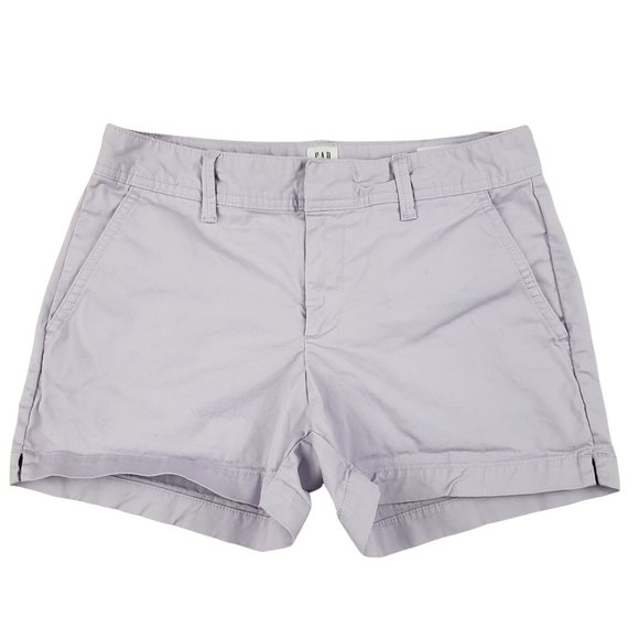 GAP Pants - GAP Women's Size 0 Mid Rise City Shorts Lavender
